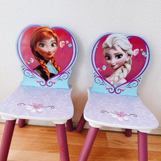 アナ雪　テーブル　椅子　セットの画像