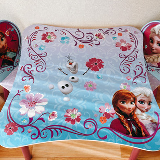 アナ雪　テーブル　椅子　セットの画像