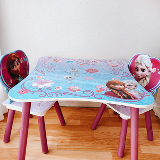アナ雪　テーブル　椅子　セット