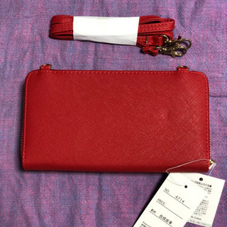 値下げ！新品未使用 お財布ショルダーバッグの画像