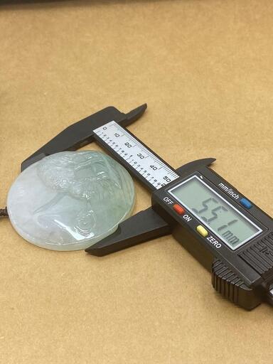 福袋 ネックレス 玉壁 富士山 本翡翠 氷ヒスイ 誕生日プレゼント 手作り 鑑別書有02