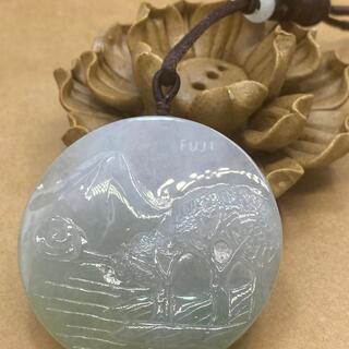 福袋 ネックレス 玉壁 富士山 本翡翠 氷ヒスイ 誕生日プレゼント 手作り 鑑別書有02 福袋 ネックレス 玉壁 富士山 本翡翠 氷ヒスイ 誕生日プレゼント