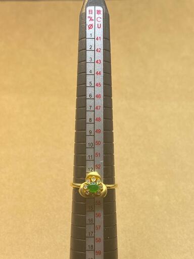 指輪 リング 花びら 本翡翠 氷ヒスイ 高級緑 誕生日プレゼント 鑑別書有
