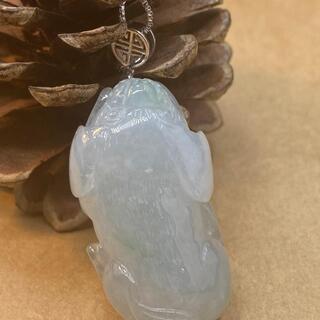 福袋 ネックレス イノシシ 本翡翠 氷ヒスイ A貨 緑色 誕生日プレゼント