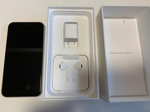 極美品　APPLE iPhone xr 128GB ホワイト SIMフリー 判定○ 付属品未使用