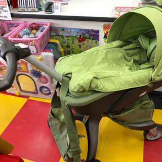 ストッケ エクスプローリー キャリーコット グリーン ✨極美品/使用1日