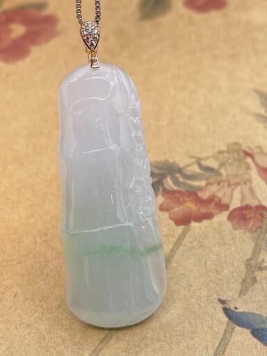福袋 ネックレス 竹 本翡翠 氷ヒスイ 誕生日プレゼント 手作り 縁起物 鑑別書有