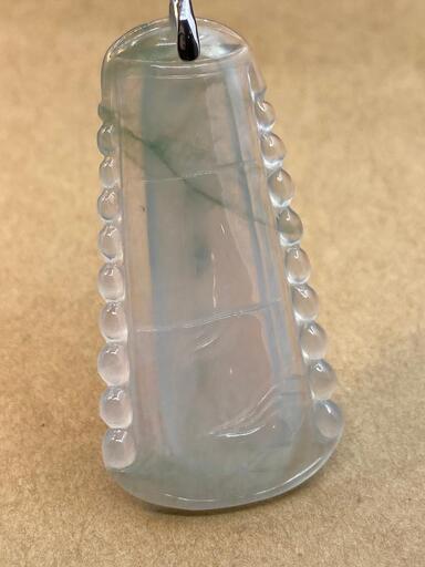 福袋 ネックレス 竹 本翡翠 氷ヒスイ 緑色 誕生日プレゼント 手作り 天然石 鑑別書
