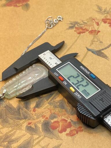 福袋 ネックレス 竹 本翡翠 氷ヒスイ 緑色 誕生日プレゼント 手作り 天然石 鑑別書
