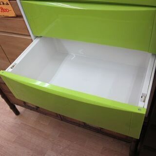 チェスト 5段 幅58×奥行39×高さ95cm アイリスオーヤマ CHC-005 ハイブリッドチェスト 5段チェスト ライトグリーン IRISOHYAMA ☆ 札幌市 清田区 平岡の画像