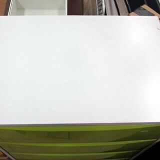 チェスト 5段 幅58×奥行39×高さ95cm アイリスオーヤマ CHC-005 ハイブリッドチェスト 5段チェスト ライトグリーン IRISOHYAMA ☆ 札幌市 清田区 平岡の画像