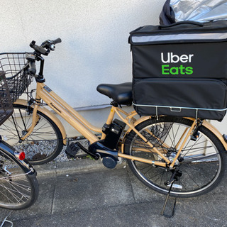 電動自転車レンタル（ウーバーイーツバック、スマホホルダー付。そのまま宅配可）の画像