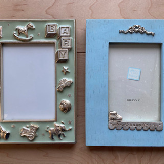 赤ちゃん用の写真立です。
