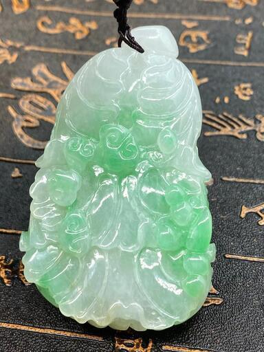 福袋 ネックレス 白菜 本翡翠 氷ヒスイ 誕生日プレゼント 高級緑色 鑑別書有