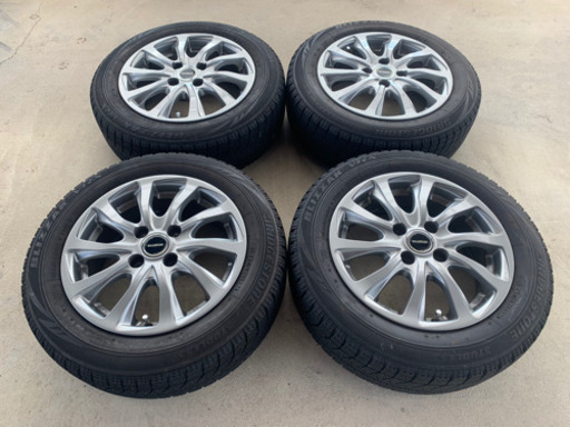 タンク・トールスタッドレスタイヤ /バリ山 /溝あり/14インチ/ブリヂストン/ブリザック165/65R14/BALMINUM/