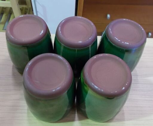 小樽焼き 湯呑 5客 小樽窯 共箱付き 湯飲み 湯呑み 食器 コップ 札幌市東区 新道東店
