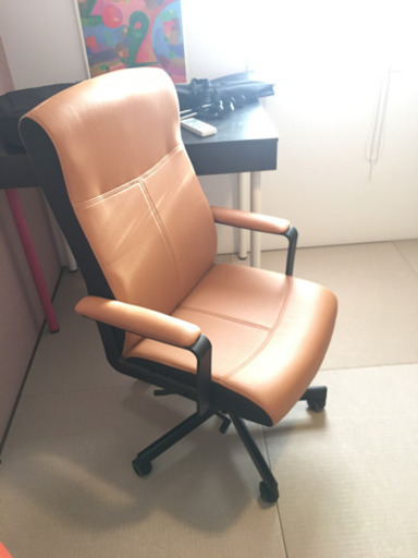 おしゃれなブラウン【IKEA デスクチェア】