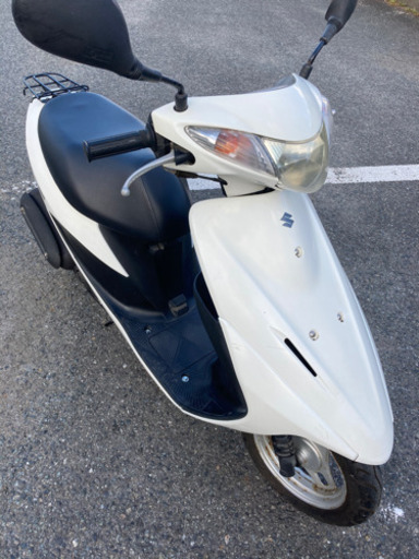 売約済み　スズキ アドレスV50 白　４ストFl 軽メンテ　MAX60キロOver 福岡市