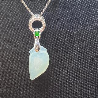 福袋 ネックレス 桃 本翡翠 氷ヒスイ 透明 誕生日プレゼント 縁起物