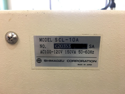 島津製作所　システムコントローラー　SCL-10A