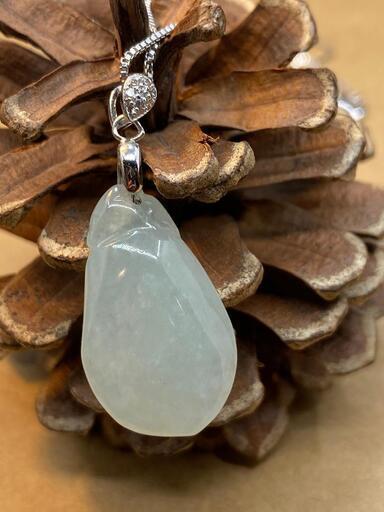 福袋 ネックレス 福瓜 本翡翠 氷ヒスイ 誕生日プレゼント 縁起物 手作り 鑑別書有8