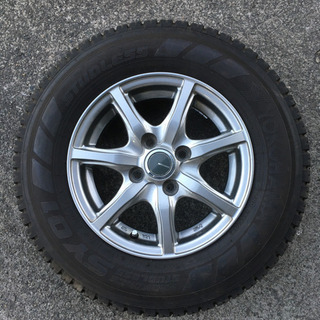 165R 13-6prスタッドレス、アルミ４本セット、ADバン他