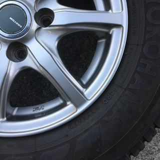 165R 13-6prスタッドレス、アルミ４本セット、ADバン他の画像