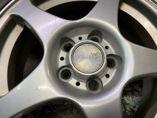 195/65R15・スタッドレスタイヤ+アルミホイール　PCD100-5H・中古