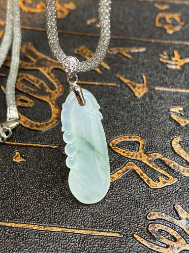 福袋 ネックレス 瓜 本翡翠 氷ヒスイ 誕生日プレゼント 縁起物 手作り 鑑別書有4