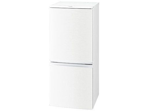 シャープ 137L 冷蔵庫 SJ-D14C-W 2017年製 O040