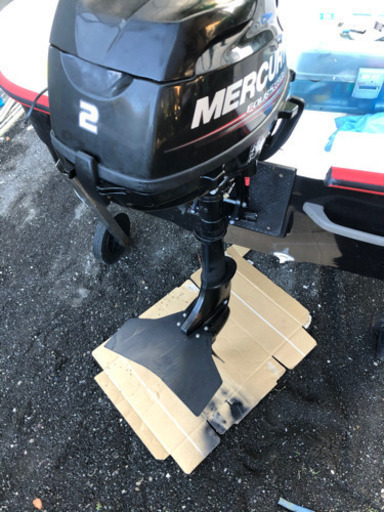 最終値下げ！11/20金までで取消ます。4ストローク　2馬力船外機　S足マーキュリーF2MH（トーハツ MFS2C）
