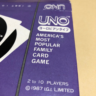 UNO ヨーロピアンタイプ　　TOMY 新品の画像