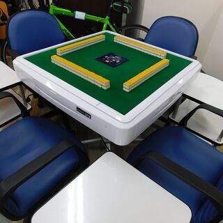 美品 AMOS JP2 全自動麻雀卓 麻雀牌2種 麻雀卓専用イス