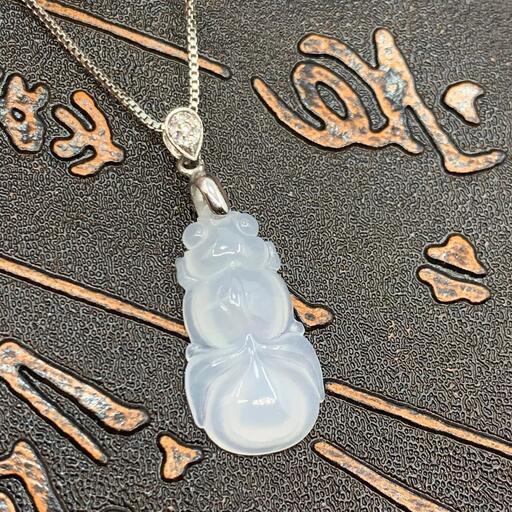 福袋 ネックレス 金魚 本翡翠 氷ヒスイ 誕生日プレゼント 手作り 天然石 鑑別書有6