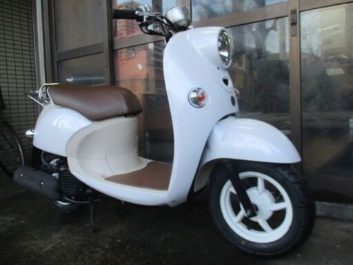 ヤマハ　ビーノ-FI　エンジン機関良好　各所点検整備済み　ホワイトカラー