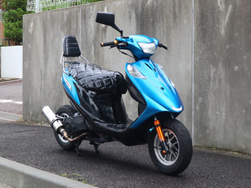 SUZUKI・v125G・フルカスタム・前後タイヤ新品・全国陸送可能〜