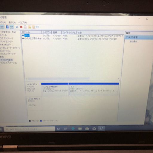 lenovo thinkpad L560 i3 第6世代 メモリ6gb DDR3 新品高速SSD128GB 15.6インチHD画面 W