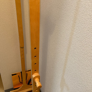 お値下げしました。木製　ハンガーラックの画像