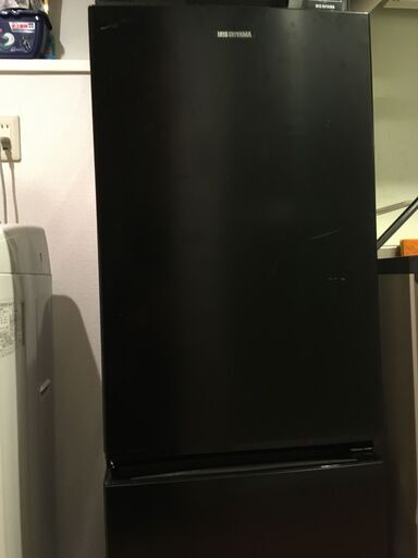 アイリスオーヤマ　冷蔵庫　156L　NRSD-16A-B　ブラック　2019年製