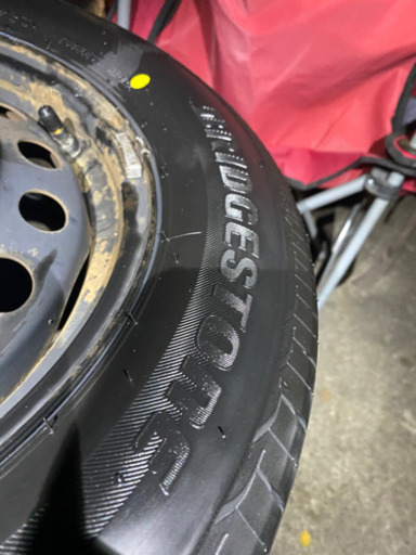 155/65r13 てっちんホイール　タイヤ新品ブリヂストン