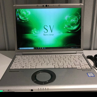 【美品 完動品】パナソニック Let's note レッツノート CF-SV72DDQR Core i5 8250U HDD1TB メモリ8GB Windows 10 Pro ノートPC パソコンの画像