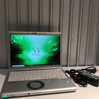 【美品 完動品】パナソニック Let's note レッツノート CF-SV72DDQR Core i5 8250U HDD1TB メモリ8GB Windows 10 Pro ノートPC パソコンの画像