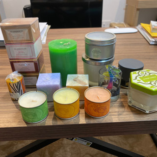 アロマキャンドル　色々の画像