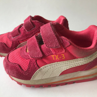 PUMA ピンク子供　スニーカー14cm
