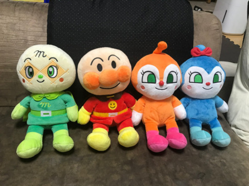 アンパンマン ぬいぐるみ4体セット