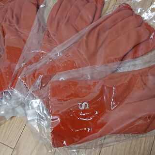 【訳あり品】ポリ塩化ビニール作業用手袋 Sサイズ 5点まとめての画像