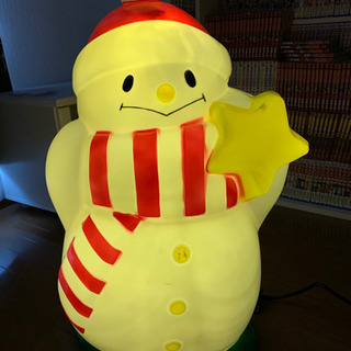決まりました。クリスマス　イルミネーション　スノーマン