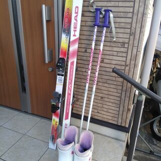 値下げ！　スキーセット　HEAD 140cm　引き取り限定
