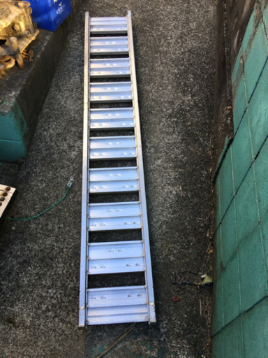 180cm/25cm軽車両用500kg/セットアルミブリッジ