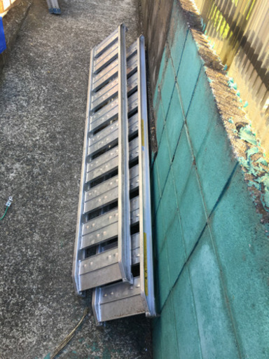 180cm/25cm軽車両用500kg/セットアルミブリッジ